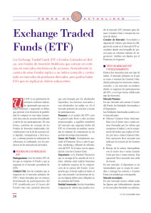Exchange Traded Funds (ETF)