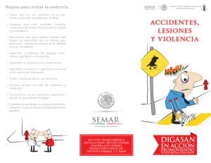 accidentes, lesiones y violencia