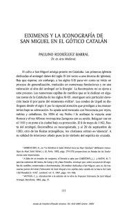 eiximenis y la iconografia de san miguel en el gótico catalan