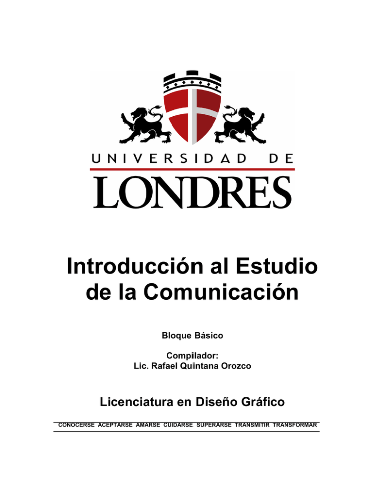 Introducción Al Estudio De La Comunicación