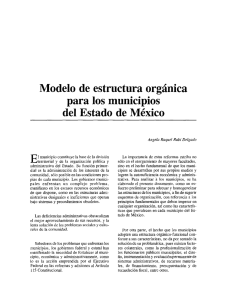 Modelo de estructura orgánica