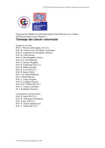 Colorectal cancer screening - World Gastroenterology Organisation