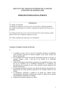 Derecho Internacional P&uacute;blico 2006 - Instituto del Servicio Exterior