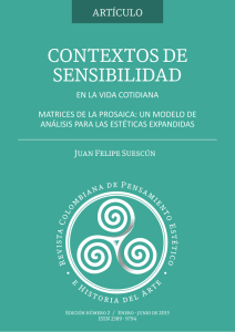 contextos de sensibilidad - Facultad de ciencias humanas y