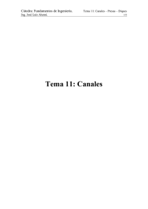 Tema 11.Canales