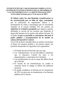 El debate sobre las mal llamadas transferencias se ha