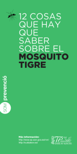 12 cosas que hay que saber sobre el mosquito tigre