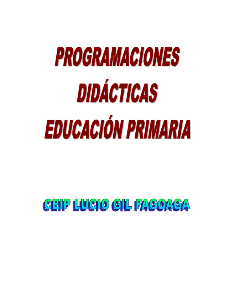 Programación Didáctica Primaria