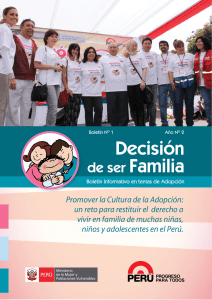 Decisión de ser Familia - Ministerio de la Mujer y Poblaciones