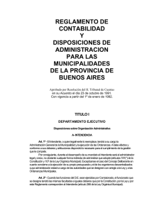 Reglamento de Contabilidad y Disposiciónes de Administración