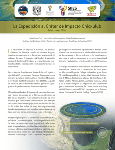La Expedición al Cráter de Impacto Chicxulub