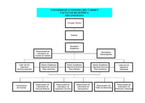universidad autonoma del carmen facultad de química organigrama