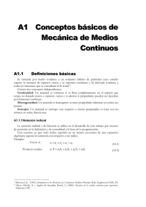 A1 Conceptos básicos de Mecánica de Medios Continuos