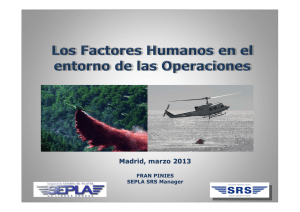Los factores humanos en el entorno de las Operaciones
