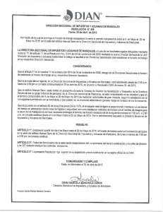 dirección seccional de impuestos y aduanas de manizales