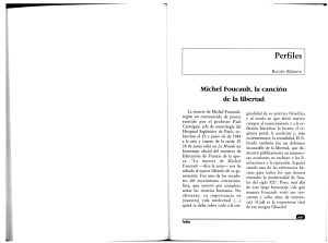 Perfiles. Michael Foucault, la canción de la libertad