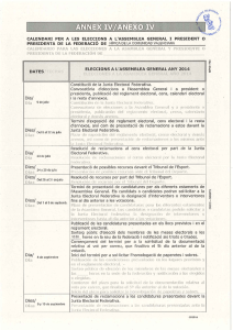 calendario electoral - FEDERACIÓN HÍPICA DE LA COMUNIDAD