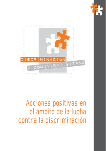 Acciones positivas en el ámbito de la lucha contra la discriminación