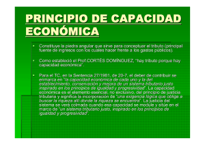 PRINCIPIO DE CAPACIDAD ECONÓMICA