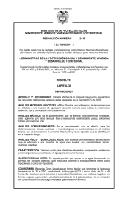 resolucion 2115 de 2007,MPS-MAVDT