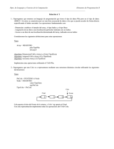 Dpto. de Lenguajes y Ciencias de la Computación Elementos de