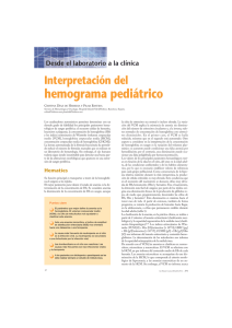 hemograma pediátrico - Anales de Pediatría Continuada