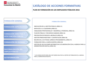 Acciones Formativas 2016