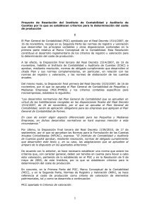 Proyecto de Resolución del Instituto de Contabilidad y Auditoría de