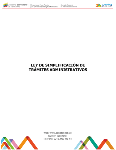 ley de simplificación de trámites administrativos