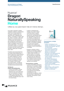 Especificaciones de Dragon 13 Home