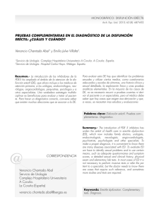 PRUEBAS COMPLEMENTARIAS EN EL DIAGNÓSTICO DE LA