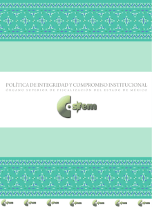 política de integridad y compromiso institucional