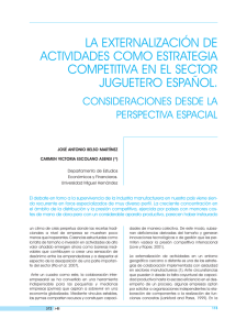 la externalización de actividades como estrategia competitiva en el