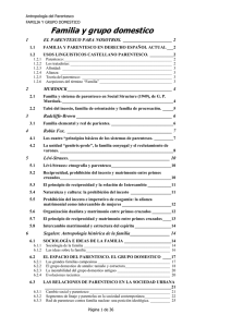 Familia y grupo doméstico