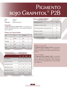 Pigmento Rojo Graphtol P2B Clariant