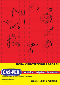 ropa y proteccion laboral - Cas-Per