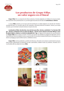 Los productos de Grupo Villar, un valor seguro en el lineal