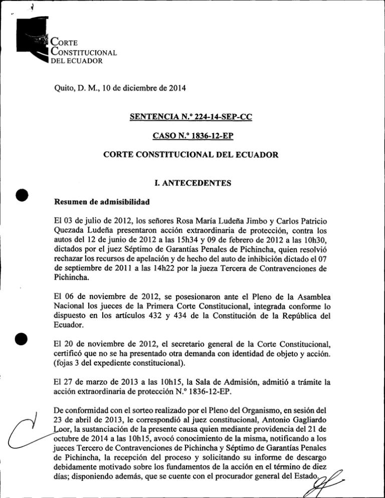 Descargar Sentencia - Corte Constitucional Del Ecuador