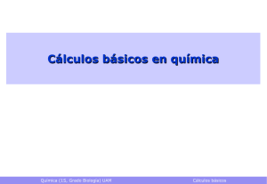 Cálculos básicos en química