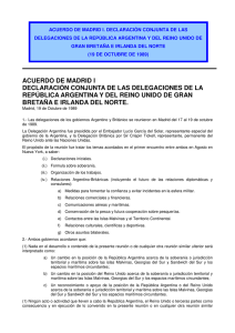 acuerdo de madrid i declaración conjunta de las delegaciones de la