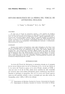 estudio briológico de la sierra del torcal de antequera (málaga)