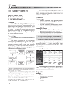 shock hipovolémico / 76