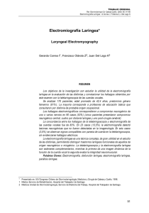 Electromiografía Laríngea / Laryngeal Electromyography