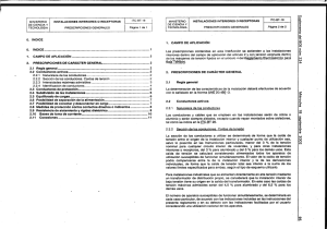 MlNISÍTERIO INSTALACIONES INTERIORES o RECEPTORAS `TC