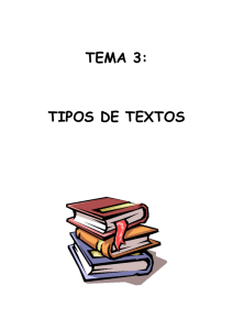 TEMA 4. Tipos de Textos