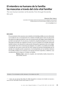 El miembro no humano de la familia: las mascotas a