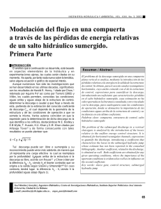 Modelación del flujo en una compuerta a través de las