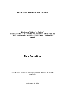 Mario Cueva Orna - Repositorio Digital USFQ
