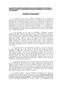 plataforma en defensa de la ley de dependencia