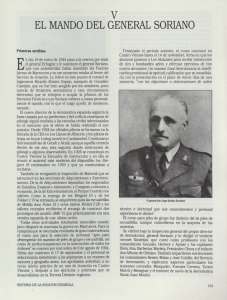 el mando del general soriano - Ej&eacute;rcito del Aire